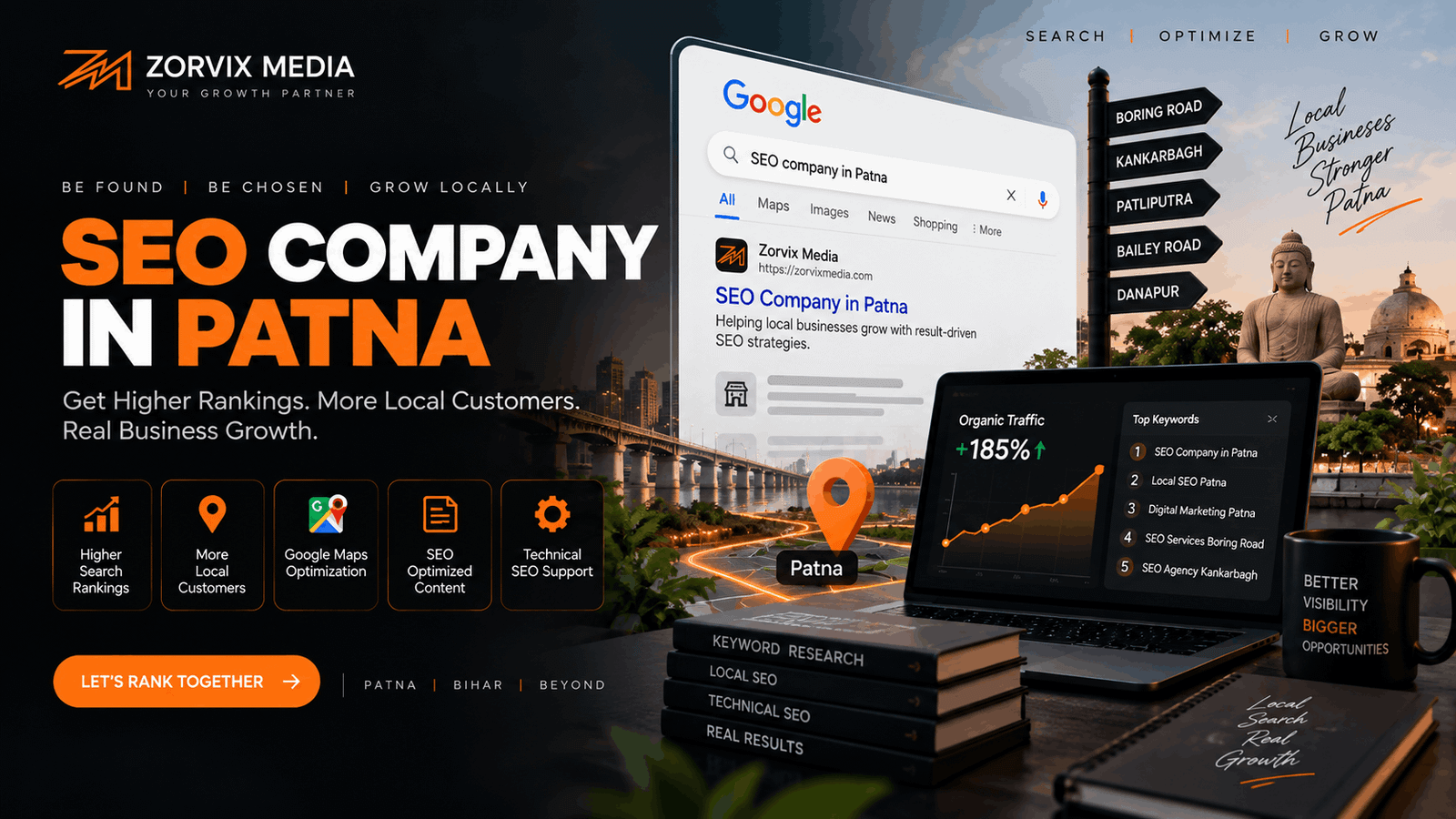 SEO Company in Patna: How Local Businesses Can Improve Google Search Visibility